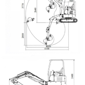 18履帶挖掘機